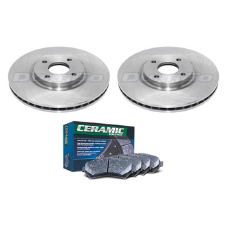 DuraGo® - Plain Front Brake Kit with Ceramic Pads