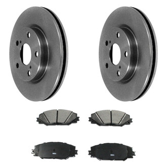 DuraGo® - Plain Front Brake Kit with Ceramic Pads
