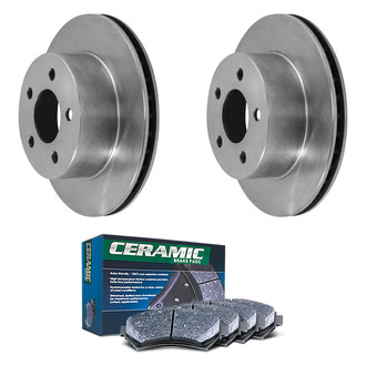 DuraGo® - Plain Front Brake Kit with Ceramic Pads