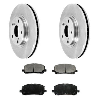 DuraGo® - Plain Front Brake Kit with Ceramic Pads