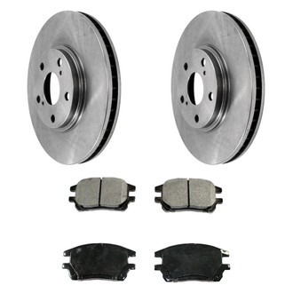 DuraGo® - Plain Front Brake Kit with Ceramic Pads