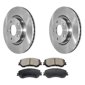 DuraGo® - Plain Front Brake Kit with Ceramic Pads