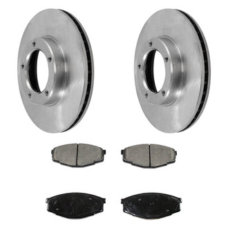 DuraGo® - Plain Front Brake Kit with Ceramic Pads
