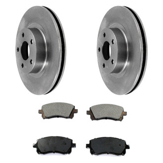 DuraGo® - Plain Front Brake Kit with Ceramic Pads