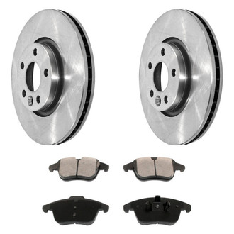 DuraGo® - Plain Front Brake Kit with Ceramic Pads