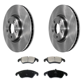 DuraGo® - Plain Front Brake Kit with Ceramic Pads
