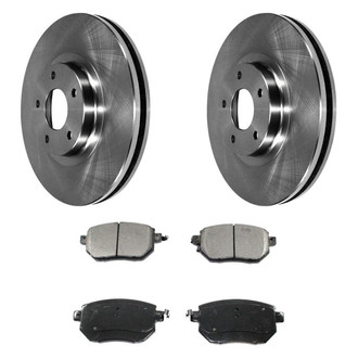 DuraGo® - Plain Front Brake Kit with Ceramic Pads