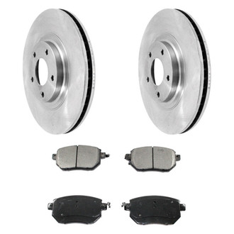 DuraGo® - Plain Front Brake Kit with Ceramic Pads