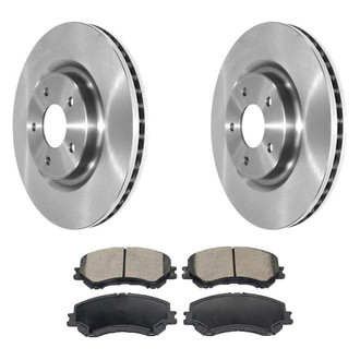 DuraGo® - Plain Front Brake Kit with Ceramic Pads