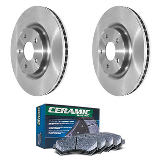 DuraGo® - Plain Front Brake Kit with Ceramic Pads