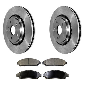 DuraGo® - Plain Front Brake Kit with Ceramic Pads
