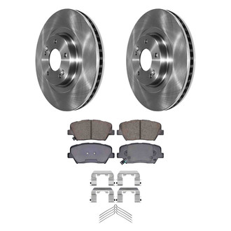 DuraGo® - Plain Front Brake Kit with Ceramic Pads