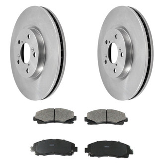 DuraGo® - Plain Front Brake Kit with Ceramic Pads