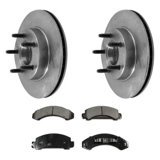 DuraGo® - Plain Front Brake Kit with Ceramic Pads
