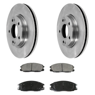 DuraGo® - Plain Front Brake Kit with Ceramic Pads