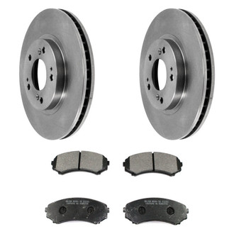 DuraGo® - Plain Front Brake Kit with Ceramic Pads