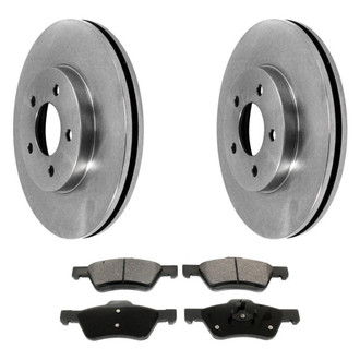 DuraGo® - Plain Front Brake Kit with Ceramic Pads