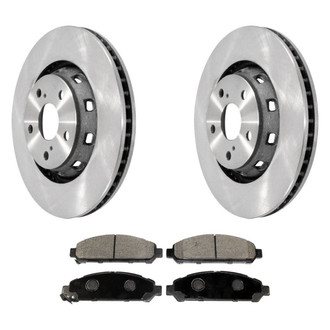 DuraGo® - Plain Front Brake Kit with Ceramic Pads