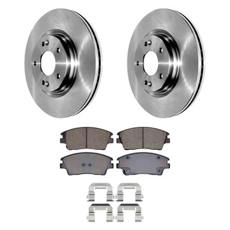 DuraGo® - Plain Front Brake Kit with Ceramic Pads