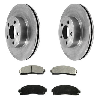 DuraGo® - Plain Front Brake Kit with Ceramic Pads