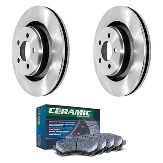 DuraGo® - Plain Front Brake Kit with Ceramic Pads