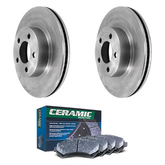 DuraGo® - Plain Front Brake Kit with Ceramic Pads
