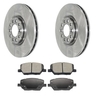 DuraGo® - Plain Front Brake Kit with Ceramic Pads