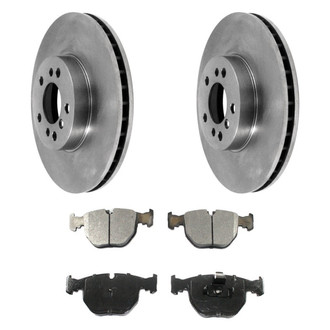 DuraGo® - Plain Front Brake Kit with Ceramic Pads