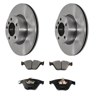 DuraGo® - Plain Front Brake Kit with Ceramic Pads
