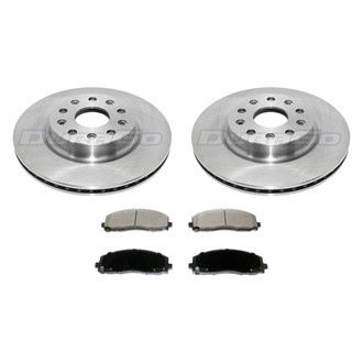 DuraGo® - Plain Front Brake Kit with Ceramic Pads