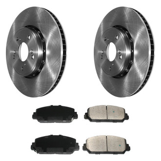 DuraGo® - Plain Front Brake Kit with Ceramic Pads