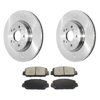 DuraGo® - Plain Front Brake Kit with Ceramic Pads