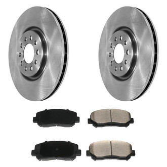 DuraGo® - Plain Front Brake Kit with Ceramic Pads