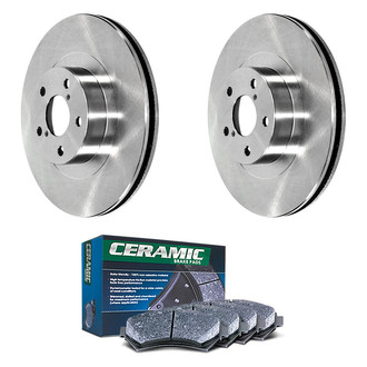 DuraGo® - Plain Front Brake Kit with Ceramic Pads