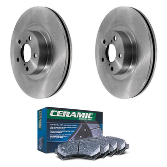 DuraGo® - Plain Brake Kit with Ceramic Pads