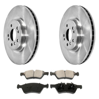DuraGo® - Plain Front Brake Kit with Ceramic Pads