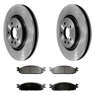 DuraGo® - Plain Front Brake Kit with Ceramic Pads