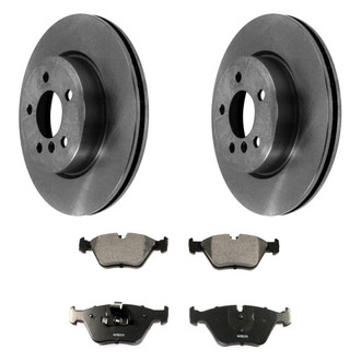 DuraGo® - Plain Front Brake Kit with Ceramic Pads