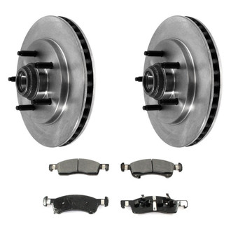 DuraGo® - Plain Front Brake Kit with Ceramic Pads