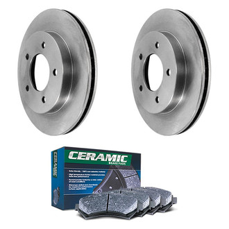 DuraGo® - Plain Front Brake Kit with Ceramic Pads