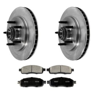 DuraGo® - Plain Front Brake Kit with Ceramic Pads