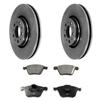 DuraGo® - Plain Front Brake Kit with Ceramic Pads
