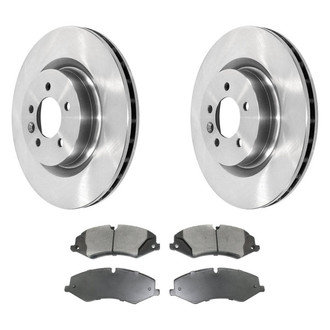 DuraGo® - Plain Front Brake Kit with Ceramic Pads