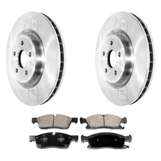 DuraGo® - Plain Front Brake Kit with Ceramic Pads