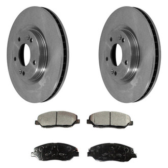 DuraGo® - Plain Front Brake Kit with Ceramic Pads