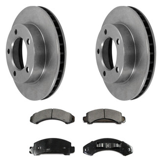 DuraGo® - Plain Front Brake Kit with Ceramic Pads