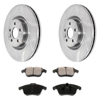 DuraGo® - Plain Front Brake Kit with Ceramic Pads