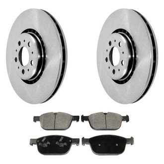 DuraGo® - Plain Front Brake Kit with Ceramic Pads
