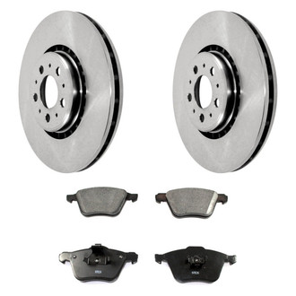 DuraGo® - Plain Front Brake Kit with Ceramic Pads