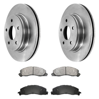 DuraGo® - Plain Front Brake Kit with Ceramic Pads